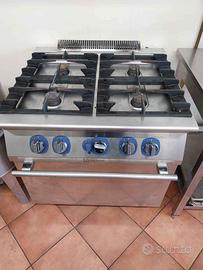 Cucina 4 fuochi + forno a gas Electrolux