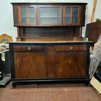 CREDENZA SOGGIORNO VINTAGE CON VETRINA