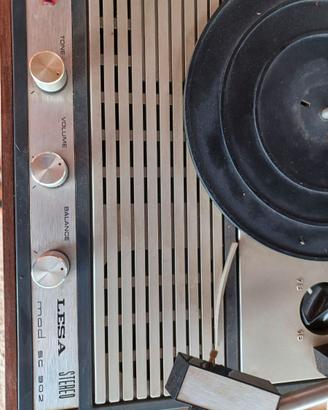 Giradischi Lesa stereo SC 902 con casse