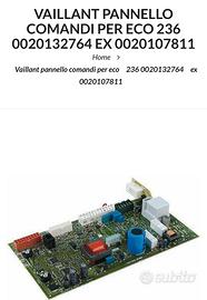 Scheda caldaia Vaillant condensazione