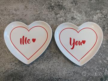 Set 2 Piattini a Cuore BIALETTI Me & You