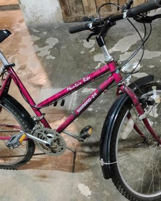Bici Mountain Bike ragazza 24" - Vintage anni '90
