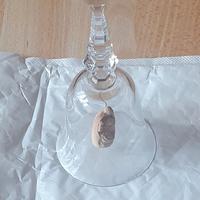 campanella in cristallo con natività 