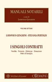 I singoli contratti – Genghini