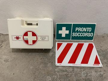 Valigetta Pronto Soccorso Würth vuota + 2 cartelli