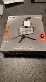 Kit Treppiede con luce LED e microfono

