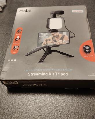 Kit Treppiede con luce LED e microfono


