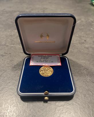 Sterlina d’Oro Elisabetta II, 2003, oro 916/1000