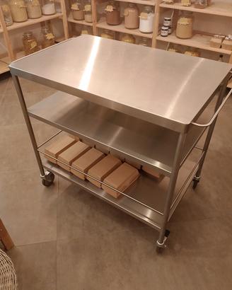 Carrello inox