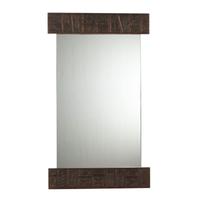 Specchio con Decorazioni in Rame Sbalzato Anni 60