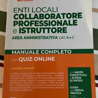 Manuale concorso istruttore enti locali cat. B e C
