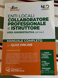 Manuale concorso istruttore enti locali cat. B e C