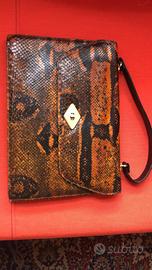 borsa in pelle di pitone