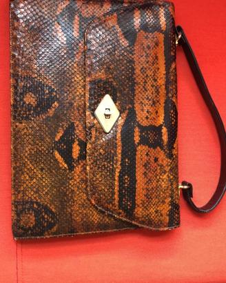 borsa in pelle di pitone