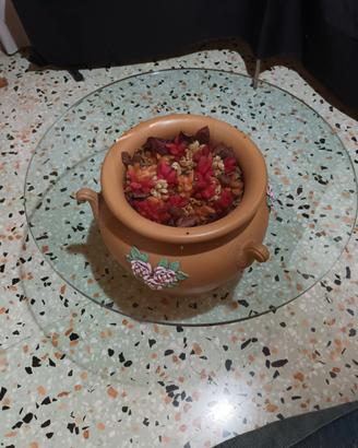 ANFORA IN TERRACOTTA  FATTA DA ARTIGIANO 