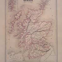 Carta geografica originale antica