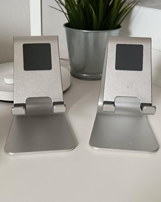 Coppia supporti smartphone tablet