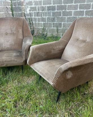 2 Poltrone vintage Modernariato