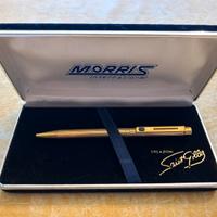 Penna a sfera Morris placcata in oro 18 carati