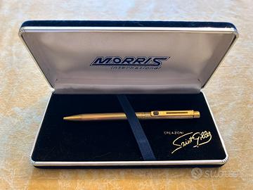 Penna a sfera Morris placcata in oro 18 carati