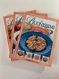Set da 3 ricettari “I Buonissimi” DeAgostini 1998