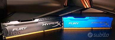 Kit RAM 16GB (2x8GB) DDR3 HyperX Fury 1866MHz