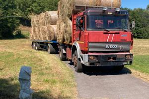 Camion e rimorchio targa gialla