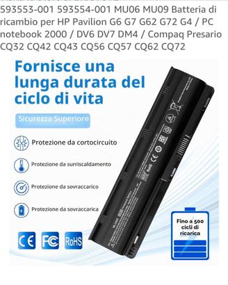 Batteria e caricabatterie HP