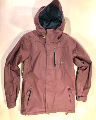 Volcom giacca tecnica Gore-tex sci snow marrone