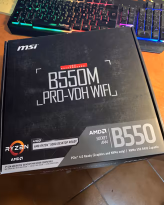 bundle scheda madre+CPU rayzen 7-5700G+RAM+GPU