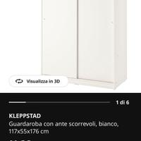 Armadio ikea kleppstad