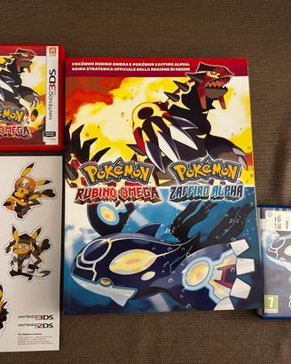 Pokemon Rubino Omega Zaffiro Alpha + Guida gudget
