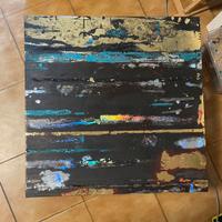 Tavolo dipinto a mano .