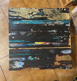 Tavolo dipinto a mano .