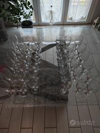 set 36 bicchieri in vetro