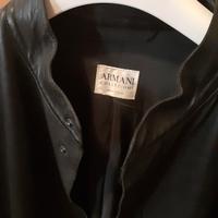 Giacca lunga uomo pelle Armani