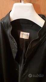 Giacca lunga uomo pelle Armani