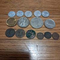 lotto 15 monete non comuni regno e repubblica 