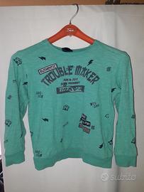 MAGLIETTA VERDE UNISEX PER BIMBI 6 ANNI