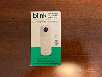 Blink Video doorbell Bianco - NUOVO Sigillato