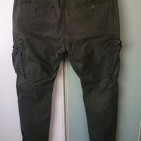 PANTALONI MILITARI CON TASCHE TAGLIA 50 COME NUOV