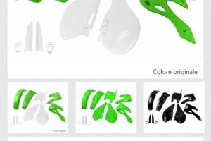 Kit carene / plastiche Kawasaki kx 125 99/00