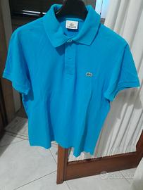Polo Lacoste originale – Azzurro taglia 3