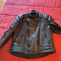 giubotto vera pelle biker  moto custom tg 56