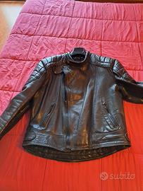 giubotto vera pelle biker  moto custom tg 56