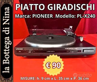 PIATTO GIRADISCHI PIONEER PL-X240 – AUTO-RETURN