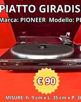 PIATTO GIRADISCHI PIONEER PL-X240 – AUTO-RETURN