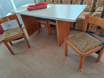 tavolo cucina, scrivanie sedie girevoli impilabili