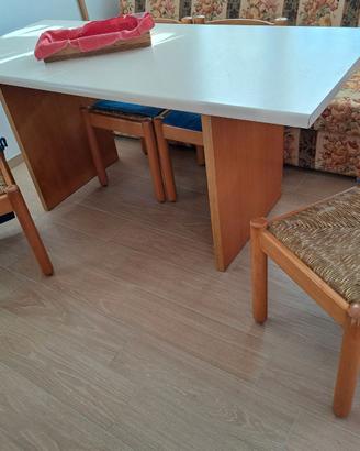 tavolo cucina, scrivanie sedie girevoli impilabili