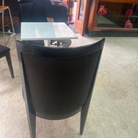 Sedie in legno e stoffa